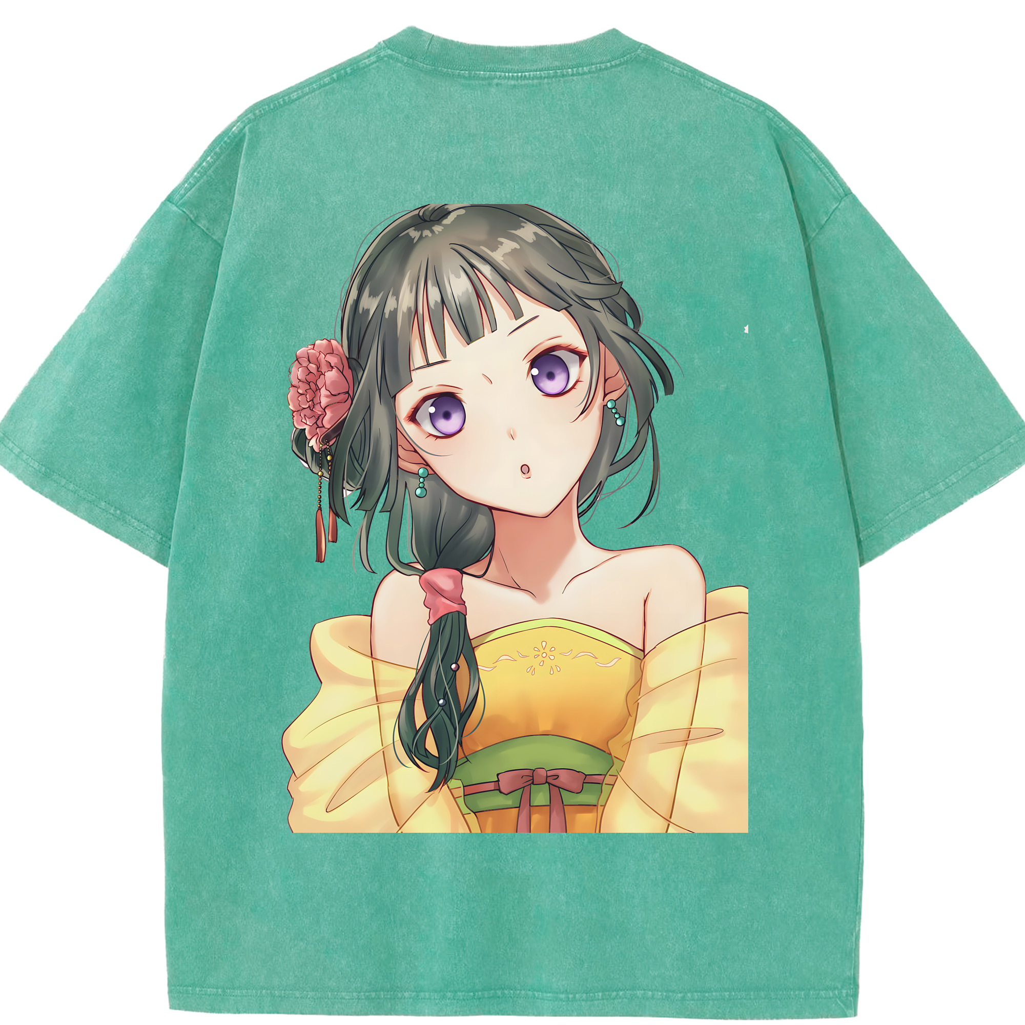 （画像用） 薬屋のひとりごと The Apothecary Diaries 綿100% ヴィンテージ風 半袖Tシャツ（背面プリント）